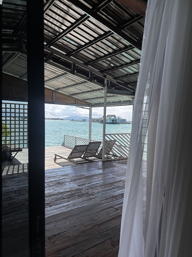 Family Villa 3 framed ocean-view balcony